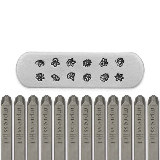 ImpressArt® Birth Flowers Signature Stamp Pack, 4mm